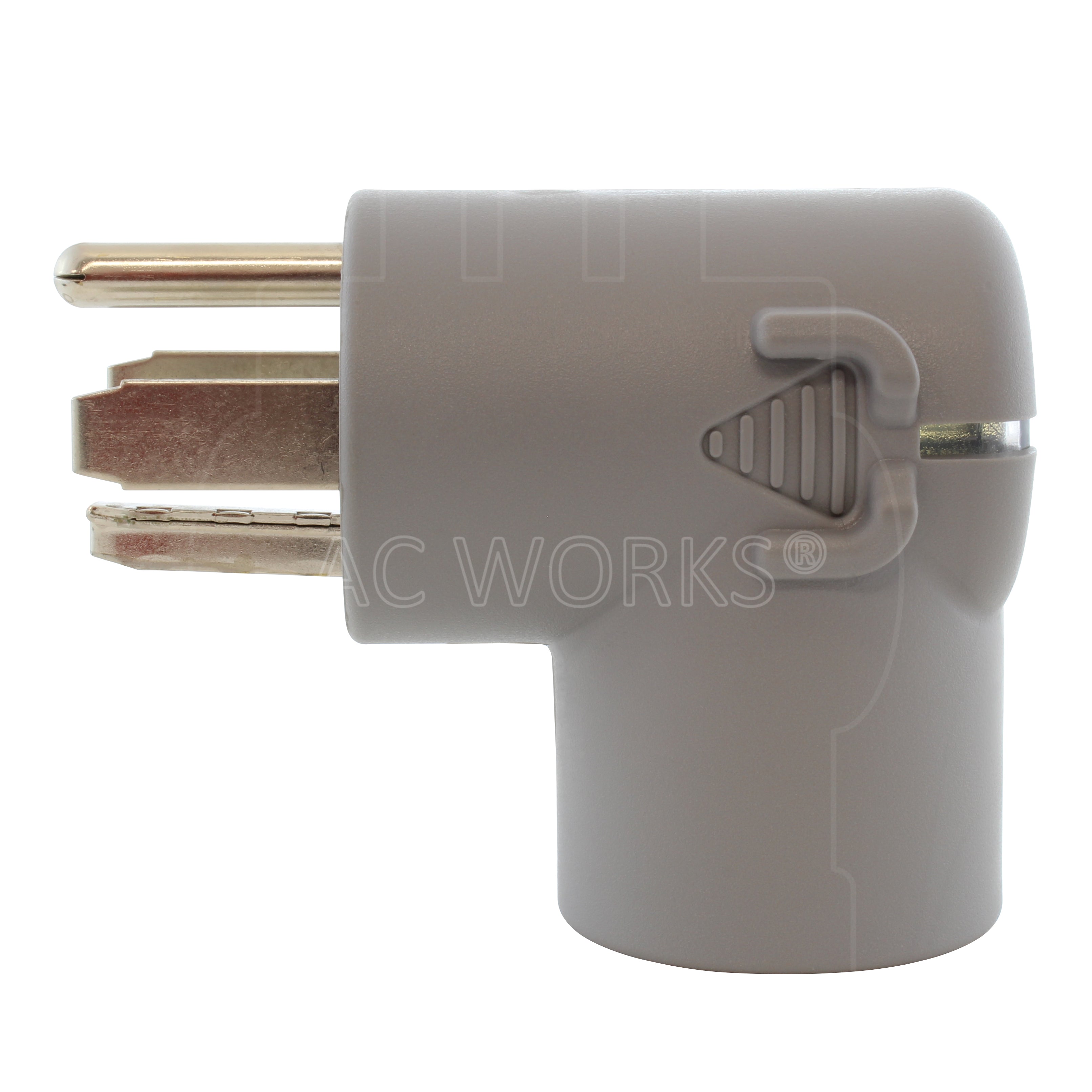 AC WORKS® [EV1430MS] RV/ EV Charging Adapter NEMA 14-30P 4-Prong Dryer Plug to RV/ EV Charging