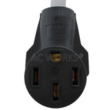 AC WORKS® [EVL630MS-018] 1.5FT EV Charging Adapter 30A 250V L6-30P Locking Plug to 50A EV Adapter