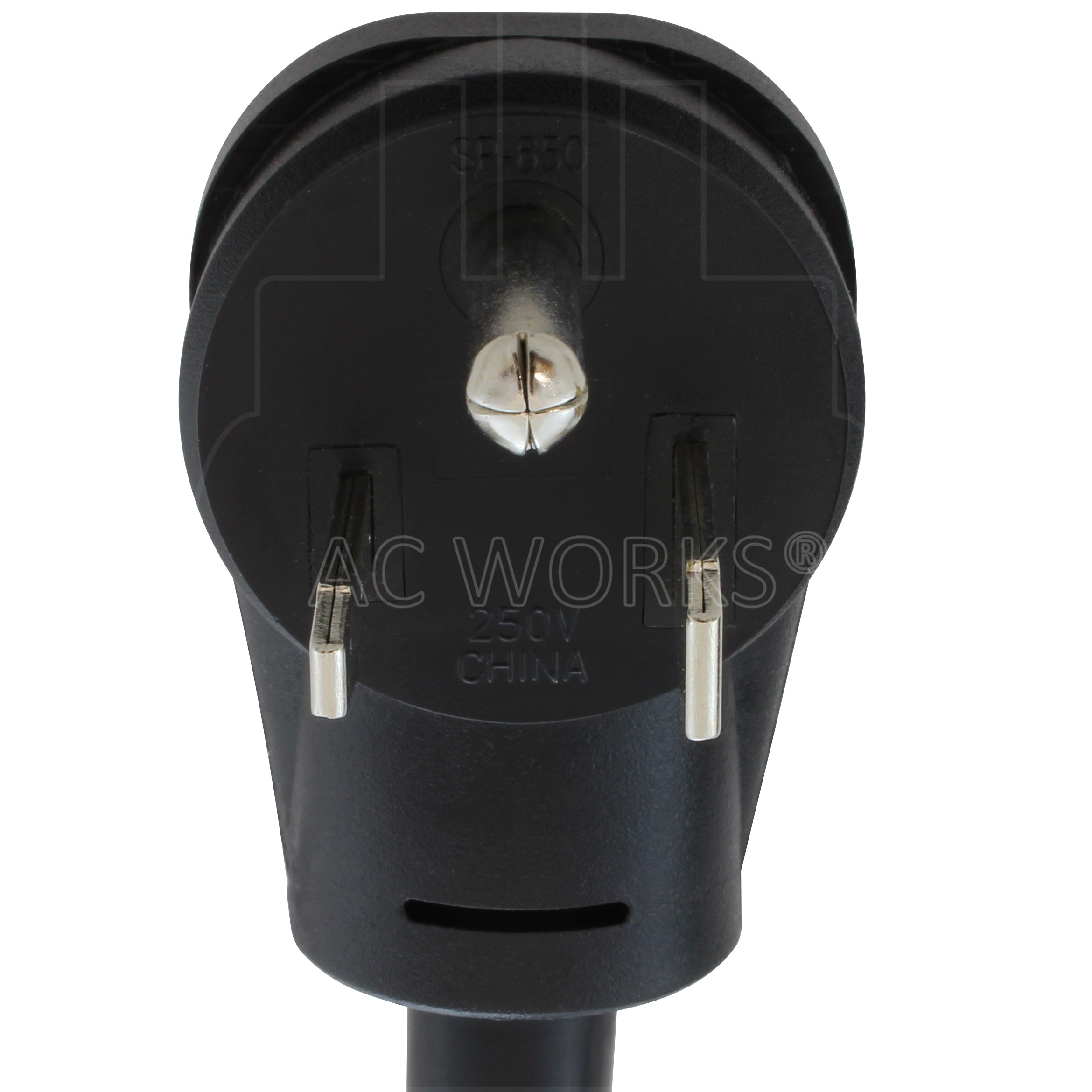 NEMA 6-50P 50A 250V 3-prong male plug