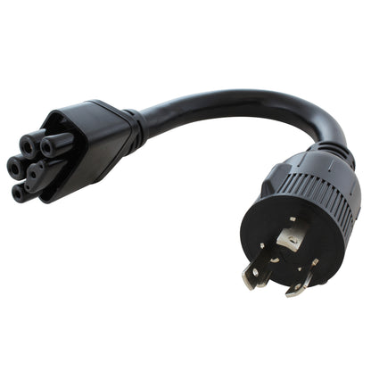 molded style ev charger with locking male plug
