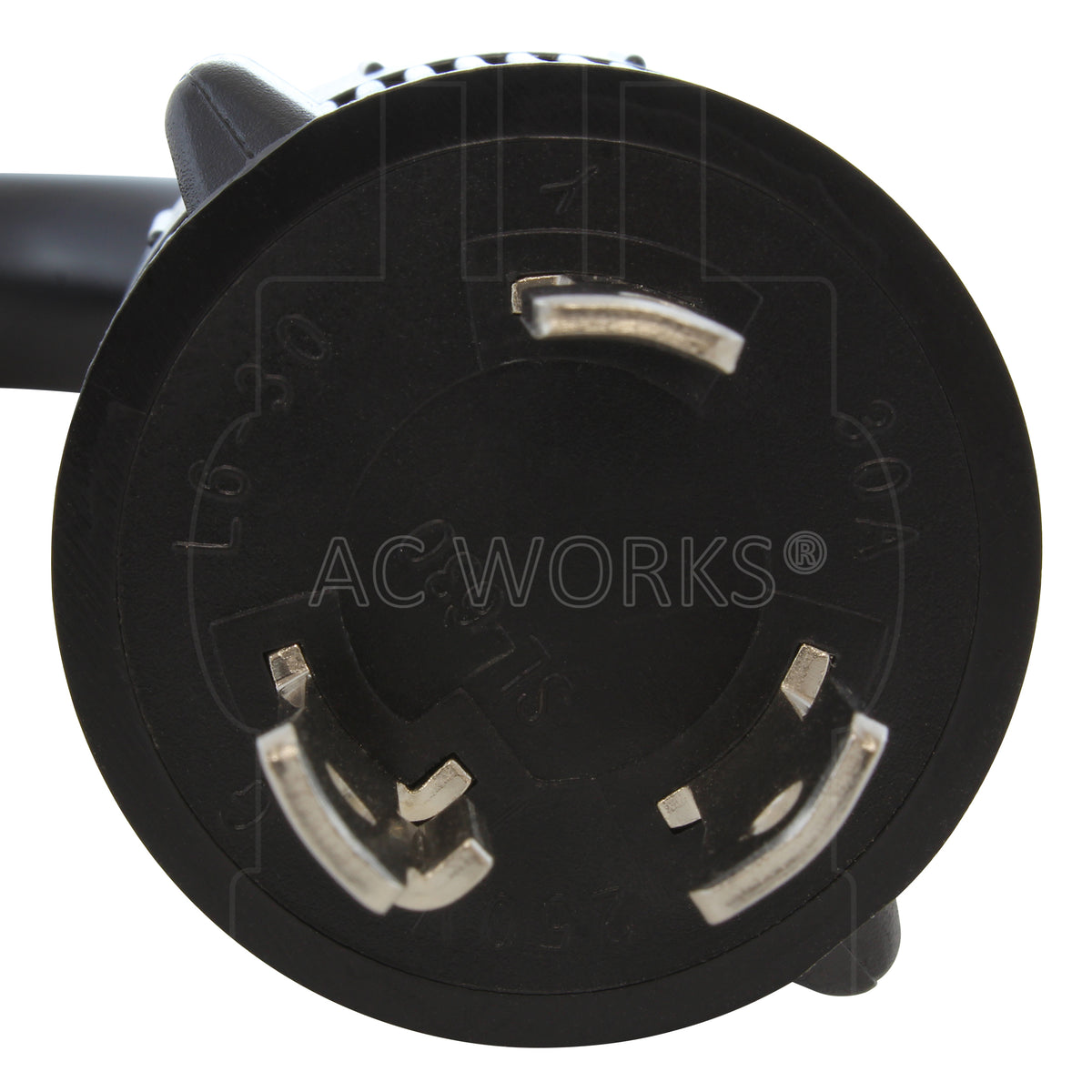 3 prong locking male plug