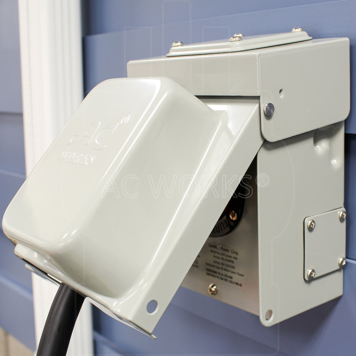 application of connector being used with inlet box