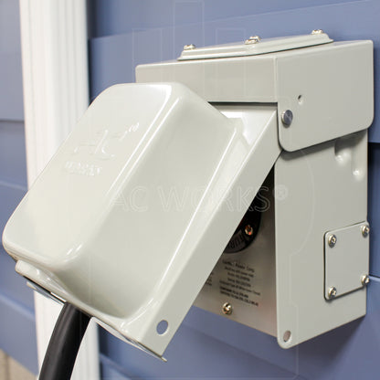 application of connector being used with inlet box