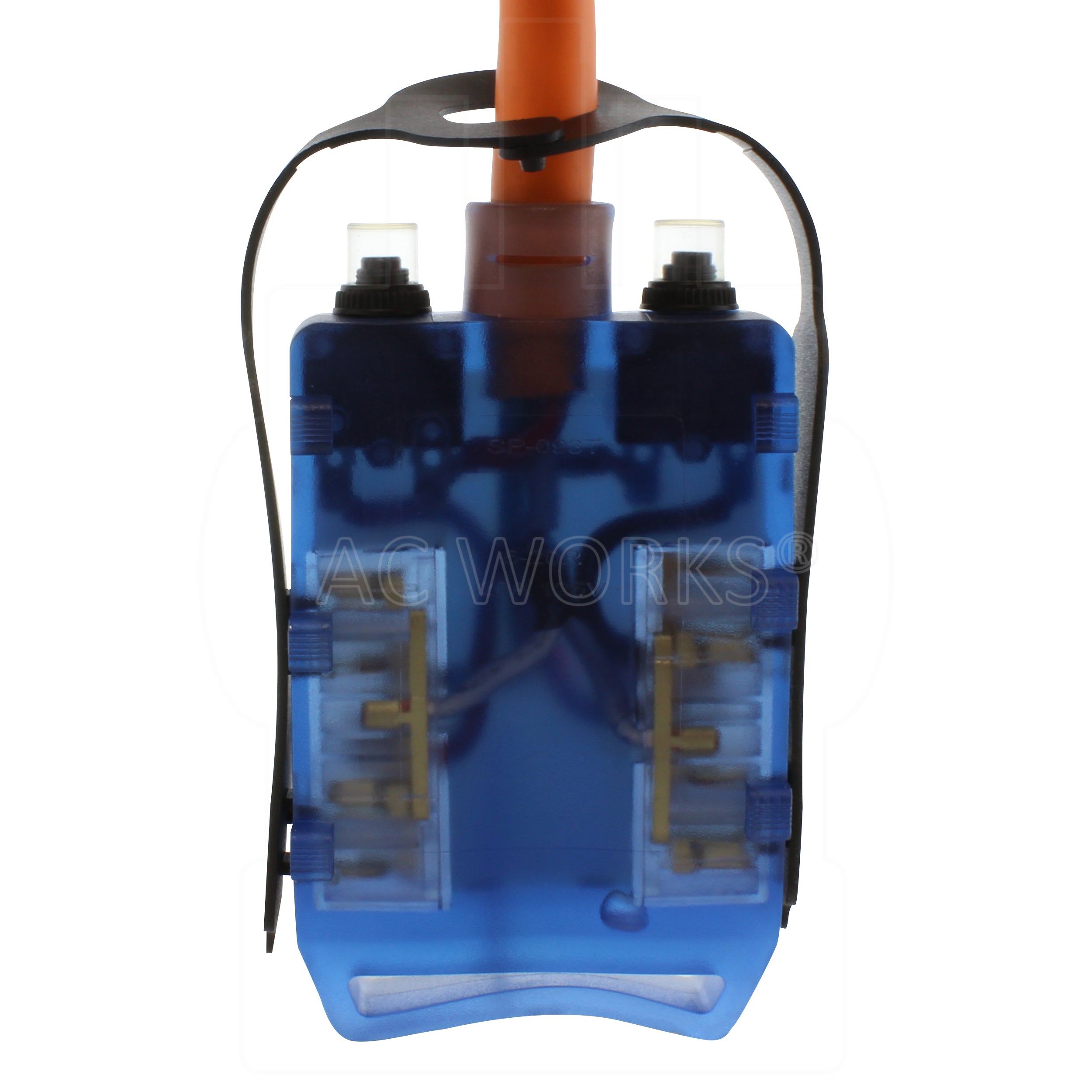 AC WORKS® [L2120CBF520] 1.5FT L21-20P 20A 5-Prong Locking Plug to (4) household Outlets with 20A Breakers