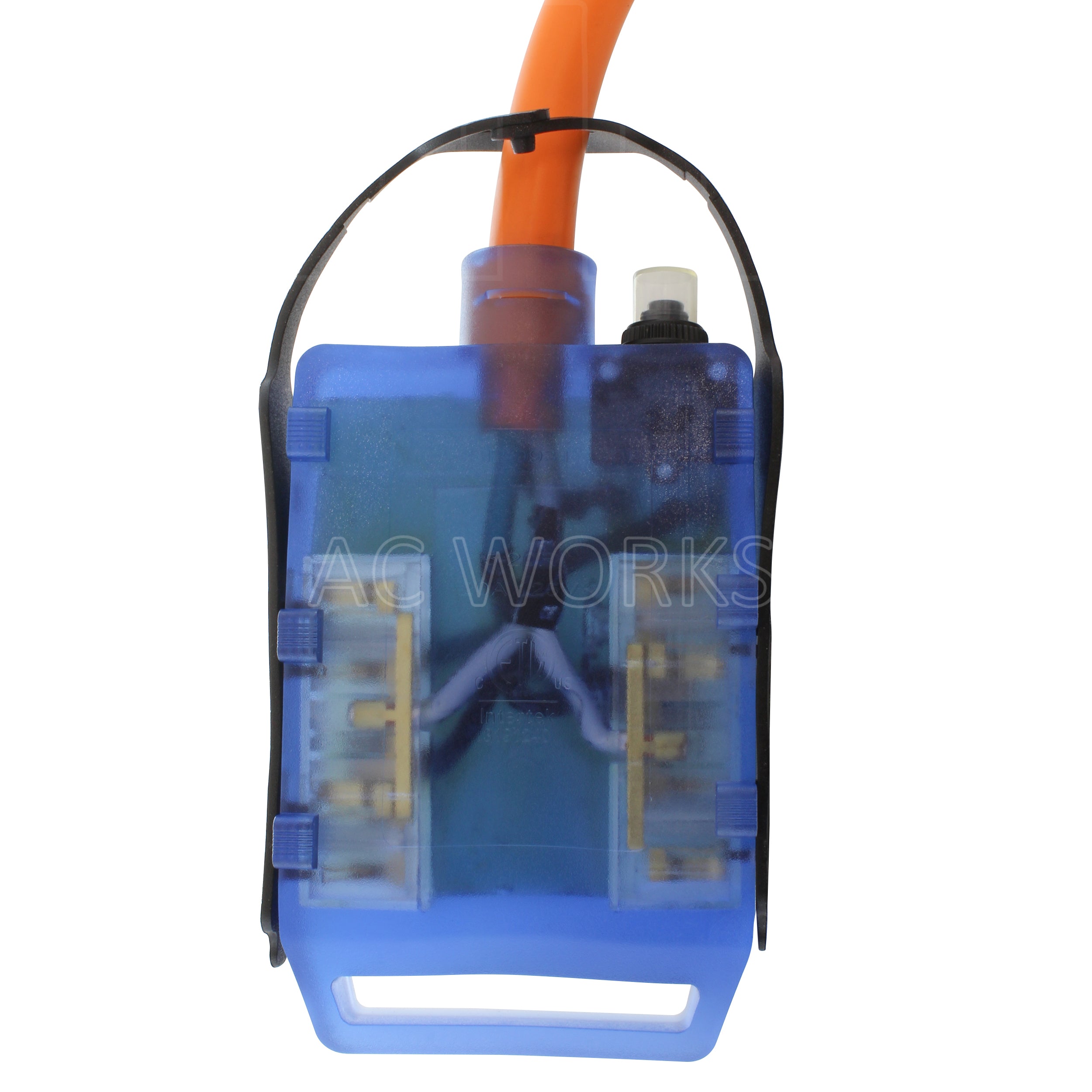 AC WORKS® [L530CBF520] 1.5FT L5-30P 30A 3-Prong Locking Plug to (4) Home Outlets with 20A Breaker