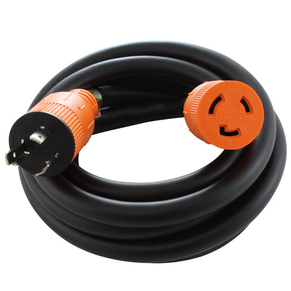AC WORKS® [L620PR-010G] 10ft STW 12/3 NEMA L6-20 20A 250V Extension Cord
