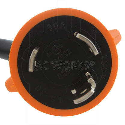 AC WORKS® [L630PR-G] STW 10/3 NEMA L6-30 30A 250V Extension Cord