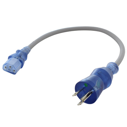 AC WORKS® [MD13AC13] 16/3 13 Amp Medical Grade Power Cord to IEC C13