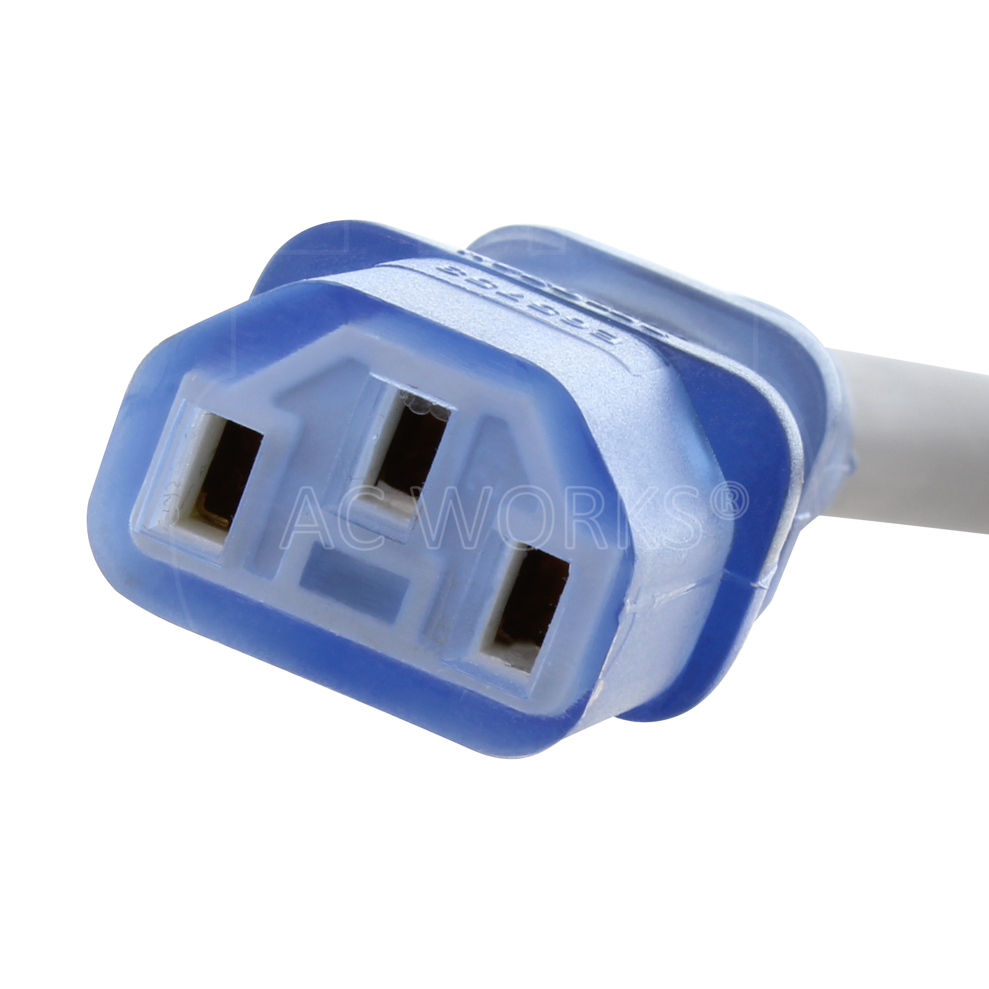 AC WORKS® [MD15AC13-072] 15A 6FT 14/3 Medical Grade Power Cord to IEC C13 End