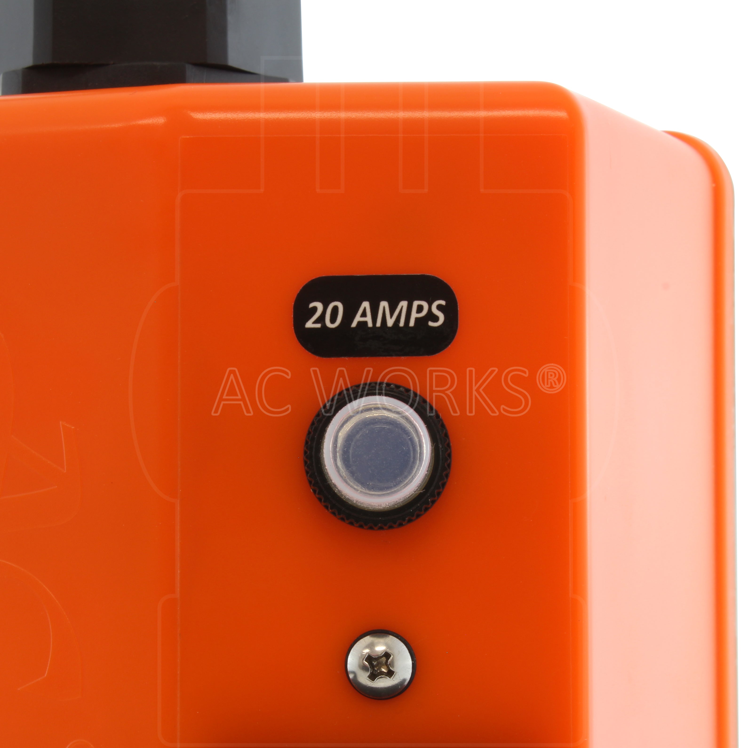 AC WORKS® [PB1430PDU-018] NEMA 14-30 Piggy-Back Plug to PDU OUTLET BOX (GFCI & Breakers)