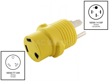 RV1450TT NEMA 14-50P to NEMA TT-30R