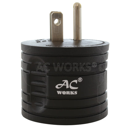 AC WORKS® [RV515TT-BK] 15A Home Plug to RV TT-30 30A 125V RV Female Connector with cCSAus Approval