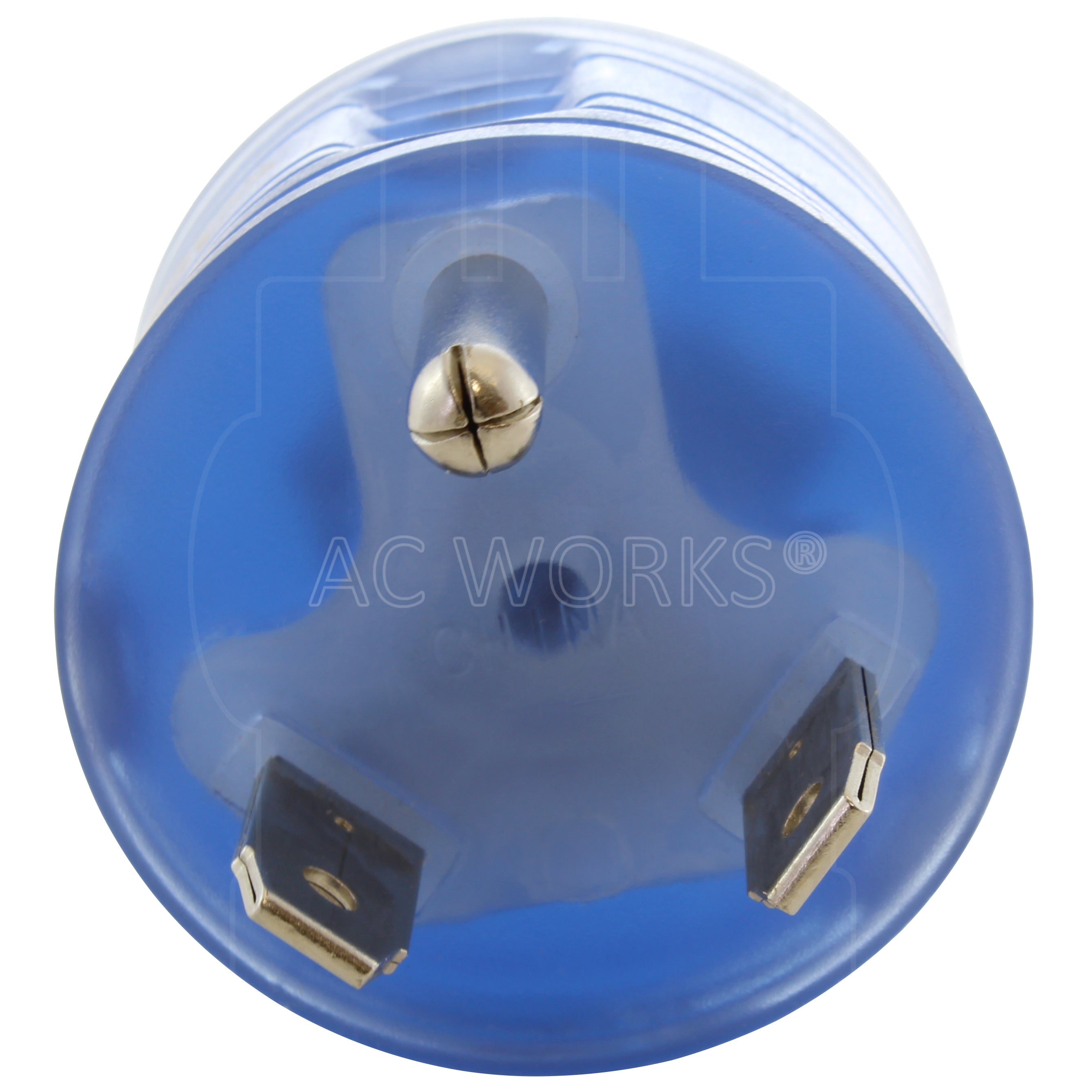 AC WORKS® [RVTT520] RV 30A TT-30P Plug to 5-20R 15/ 20A Household Outlet with Power Indicator