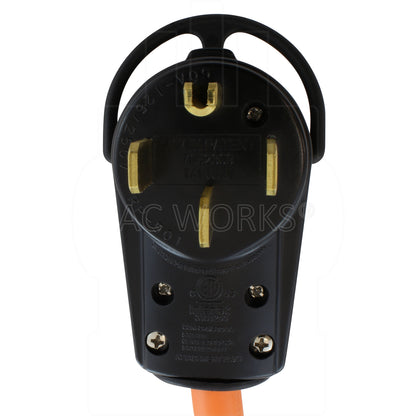 NEMA 14-50P, straight blade, 4-prong  Male Plug