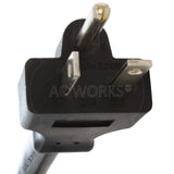AC WORKS® [S620C19-036] 3ft 12/3 20A 250V NEMA 6-20P Power Cord With IEC C19 Connector