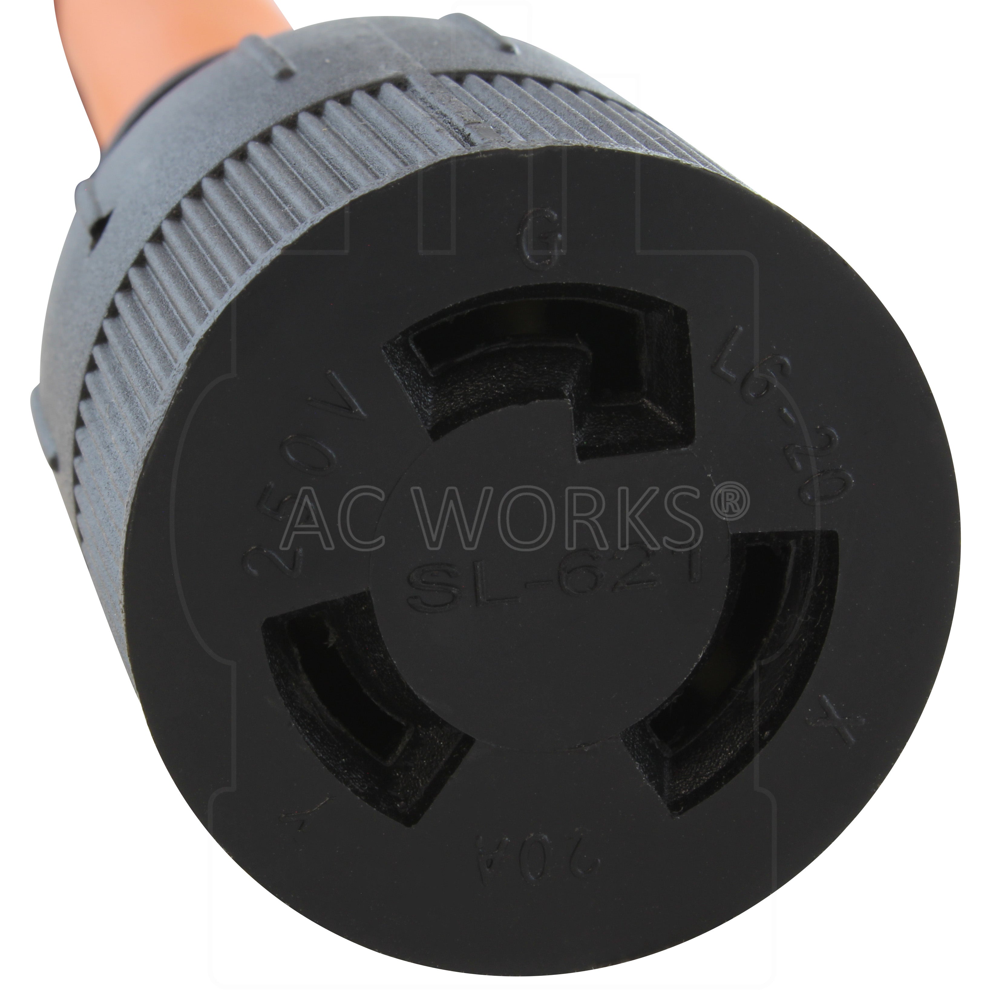 NEMA L6-20R, locking Female Connector