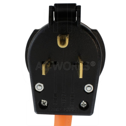 NEMA 6-50P, 3-prong straight blade Male Plug