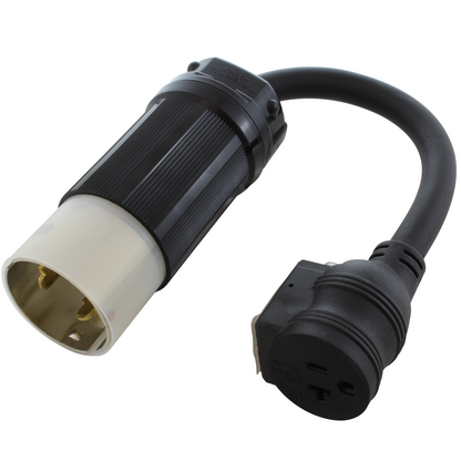 Construction/industrial adapter for household connection