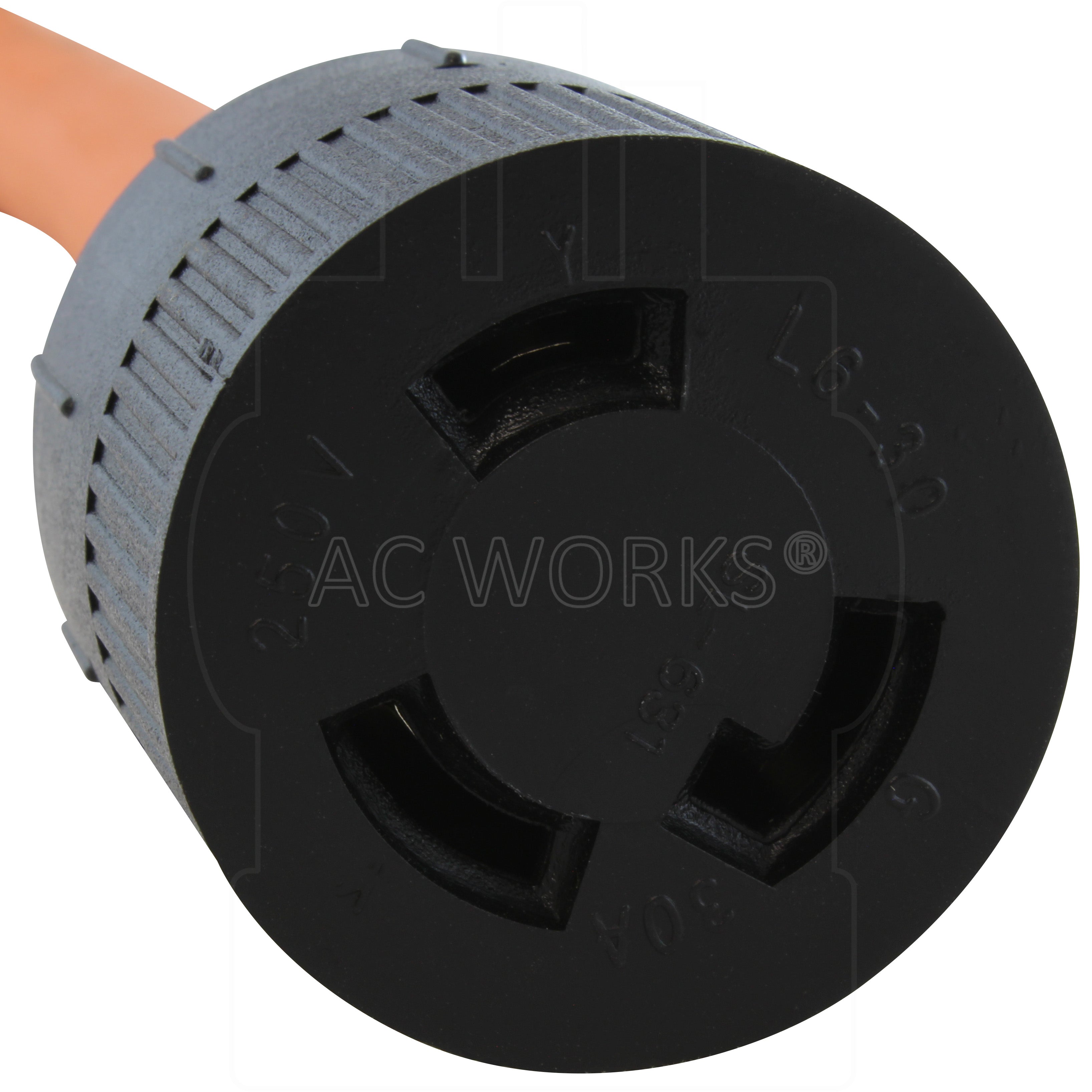 NEMA L6-30R, locking 3-Prong Female Connector