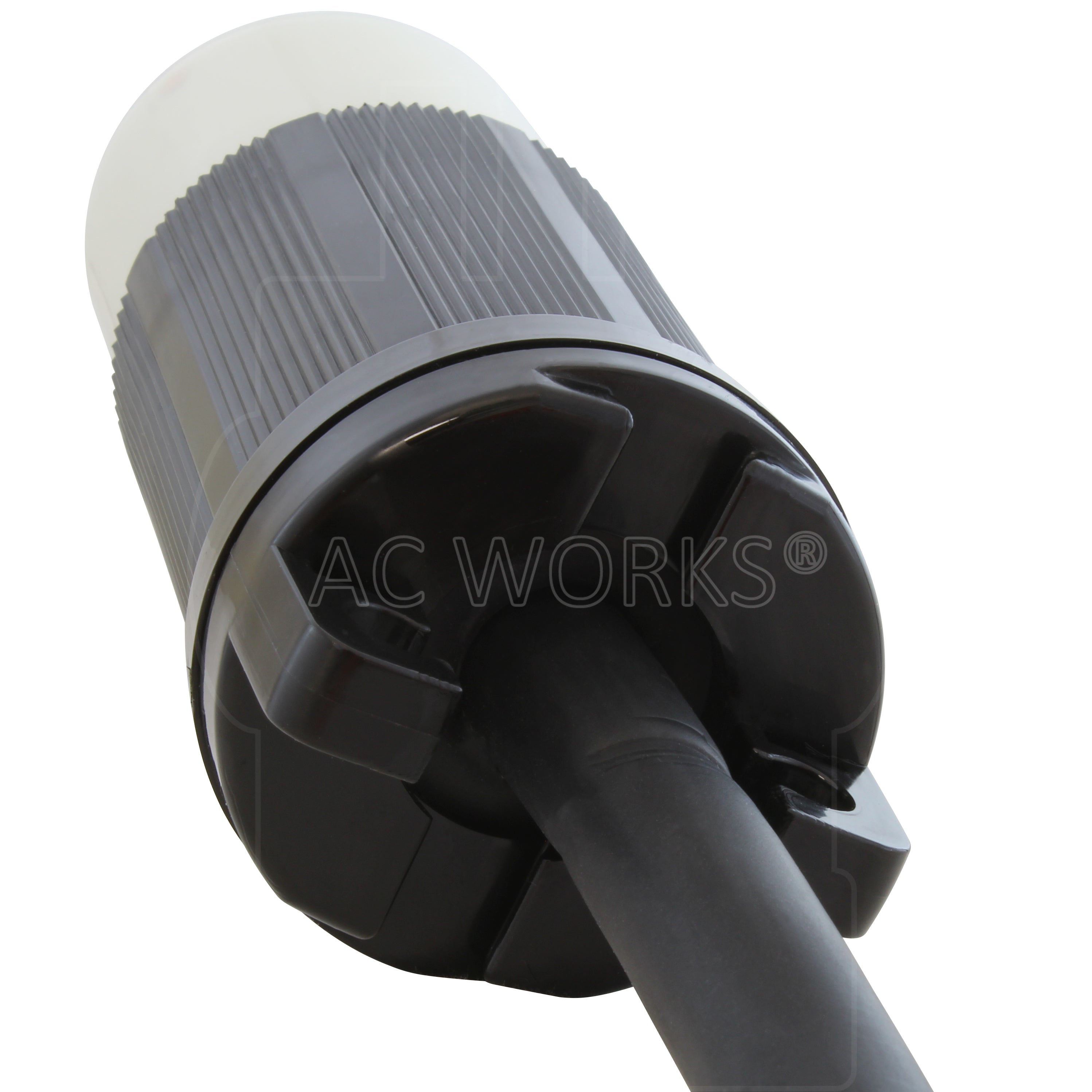 AC WORKS® [SS2PDU] 50A 125/250V SS2-50P/ CS6365 Plug to PDU OUTLET BOX (GFCI & Breakers)