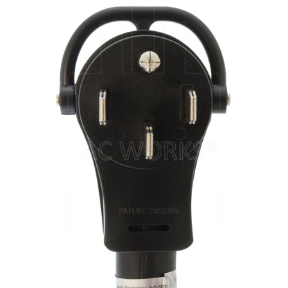 AC WORKS® [TE1450] 50A Generator Transfer Switch Power Cord With Power Indicator