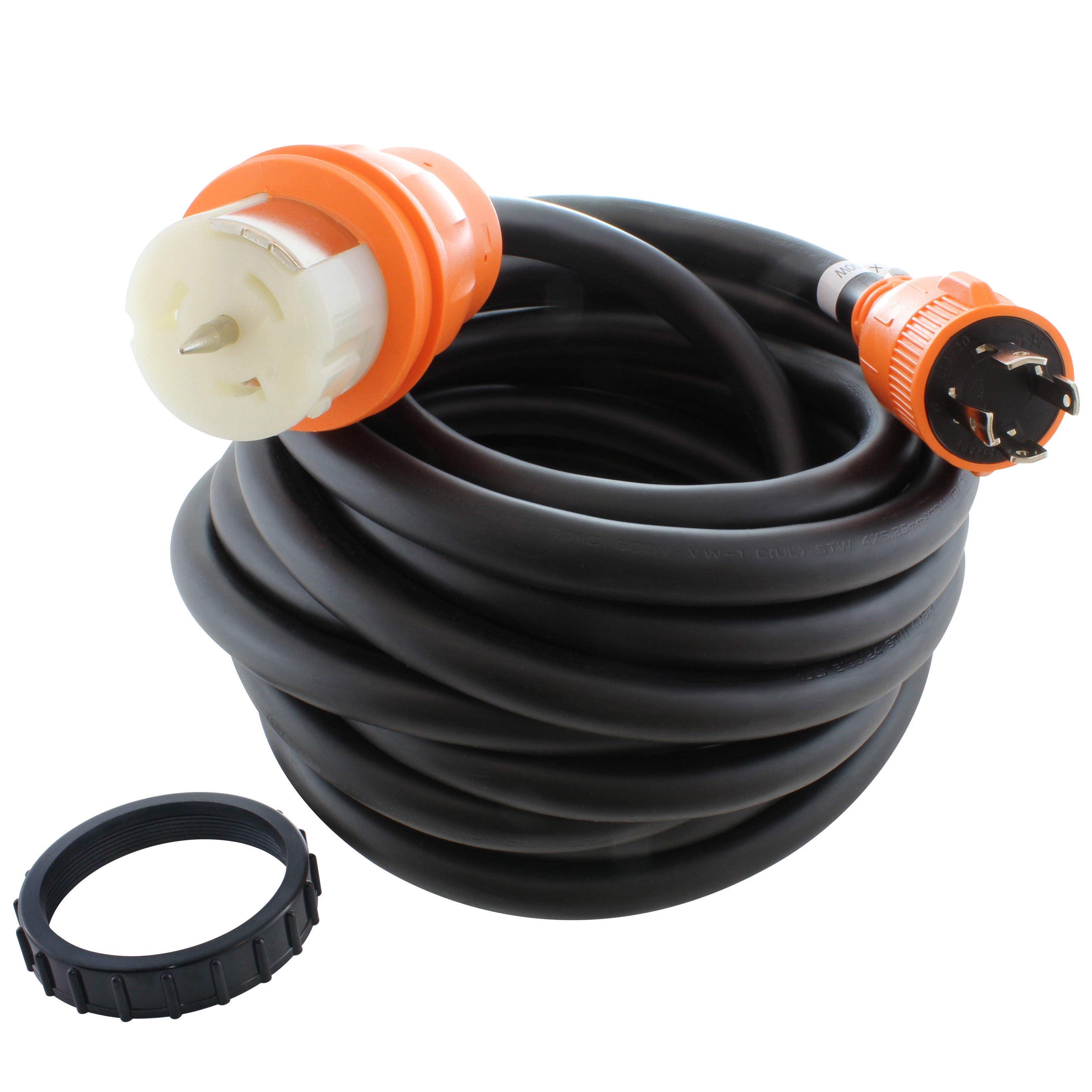 AC WORKS® Temp Power L14-30P 30A 4-Prong Locking Plug to CS6364