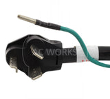 AC WORKS® [1030Y520-036] 30A 125/250V NEMA 10-30 3-Prong Dryer Plug to Two NEMA 5-20 Household Connections
