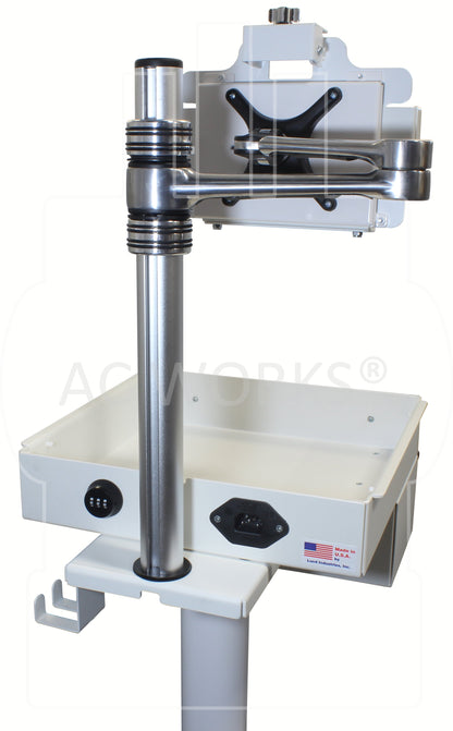 power input for hospital grade medical cart