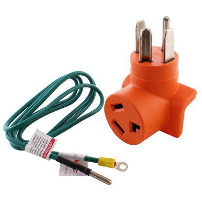 AC WORKS, AC Connectors, orange adapter, dryer adapter