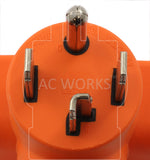 AC Works, NEMA 14-30P, 1430 plug, 4 prong dryer plug, dryer outlet adapter