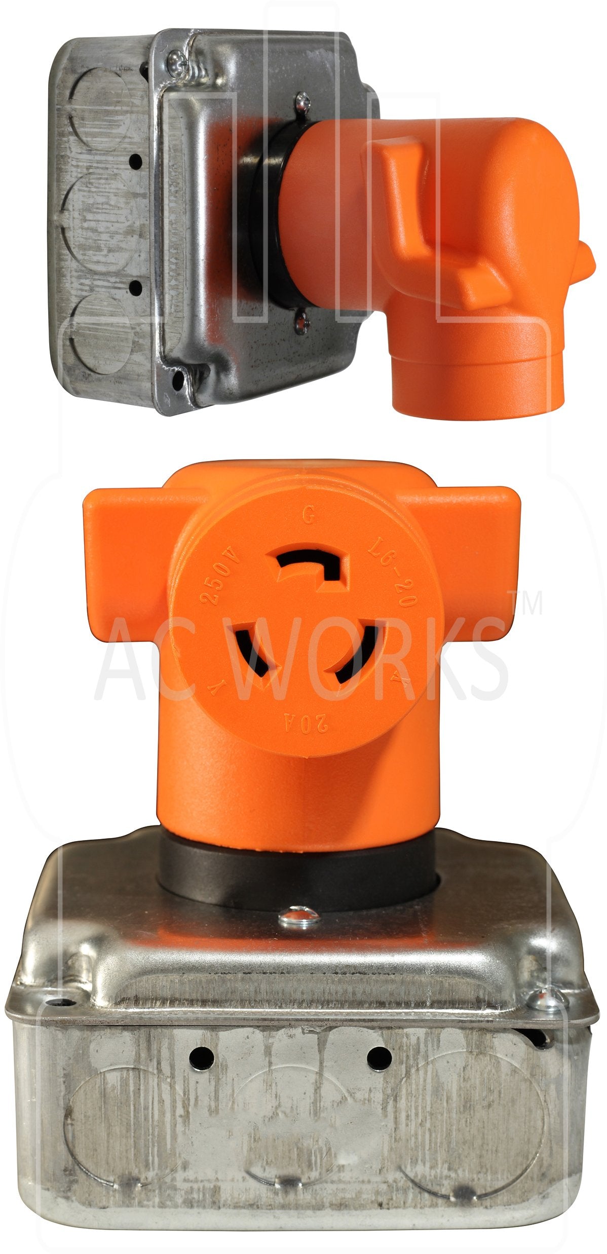 AD1430L620, Dryer outlet adapter, dryer adapter, orange adapter