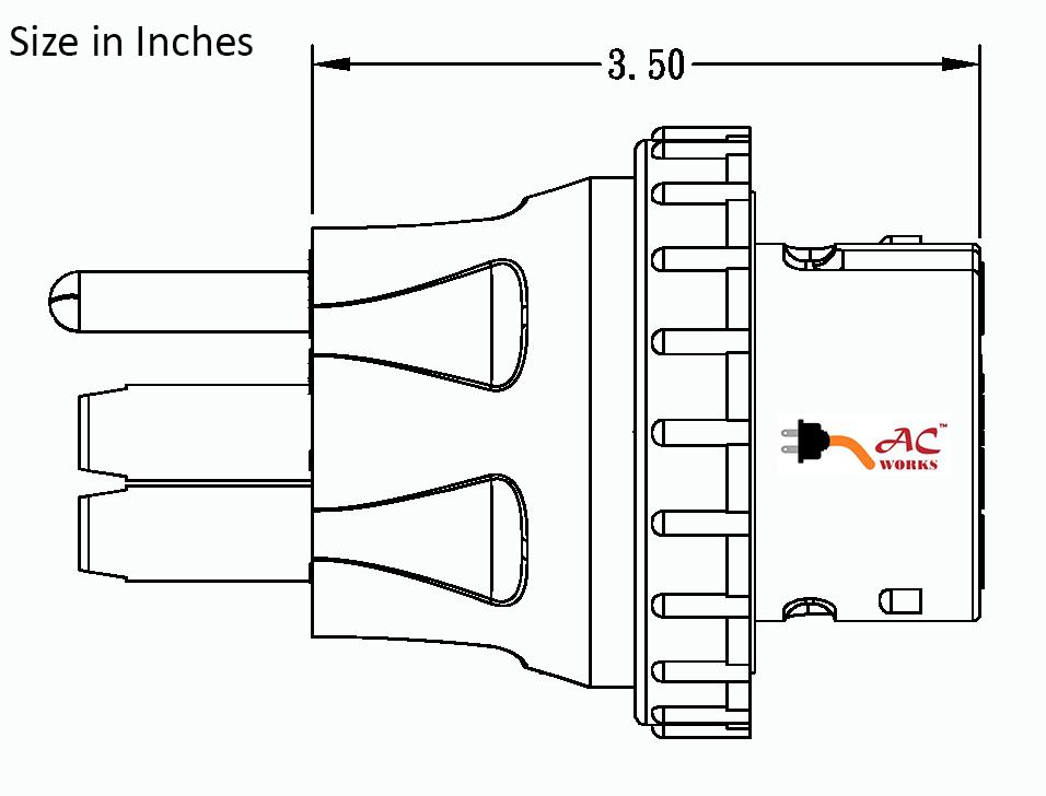 AD1450SS2, locking adapter, shore power adapter, AC Works, AC Connectors