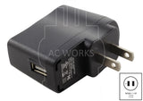 AC Works brand, AC Connectors, NEMA 1-15P to USB charger, USB charger, charger for cell phone