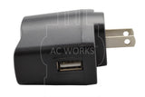 USB charger adapter, USB charger, tablet charger, AC Works