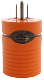 orange adapter with power indicator light