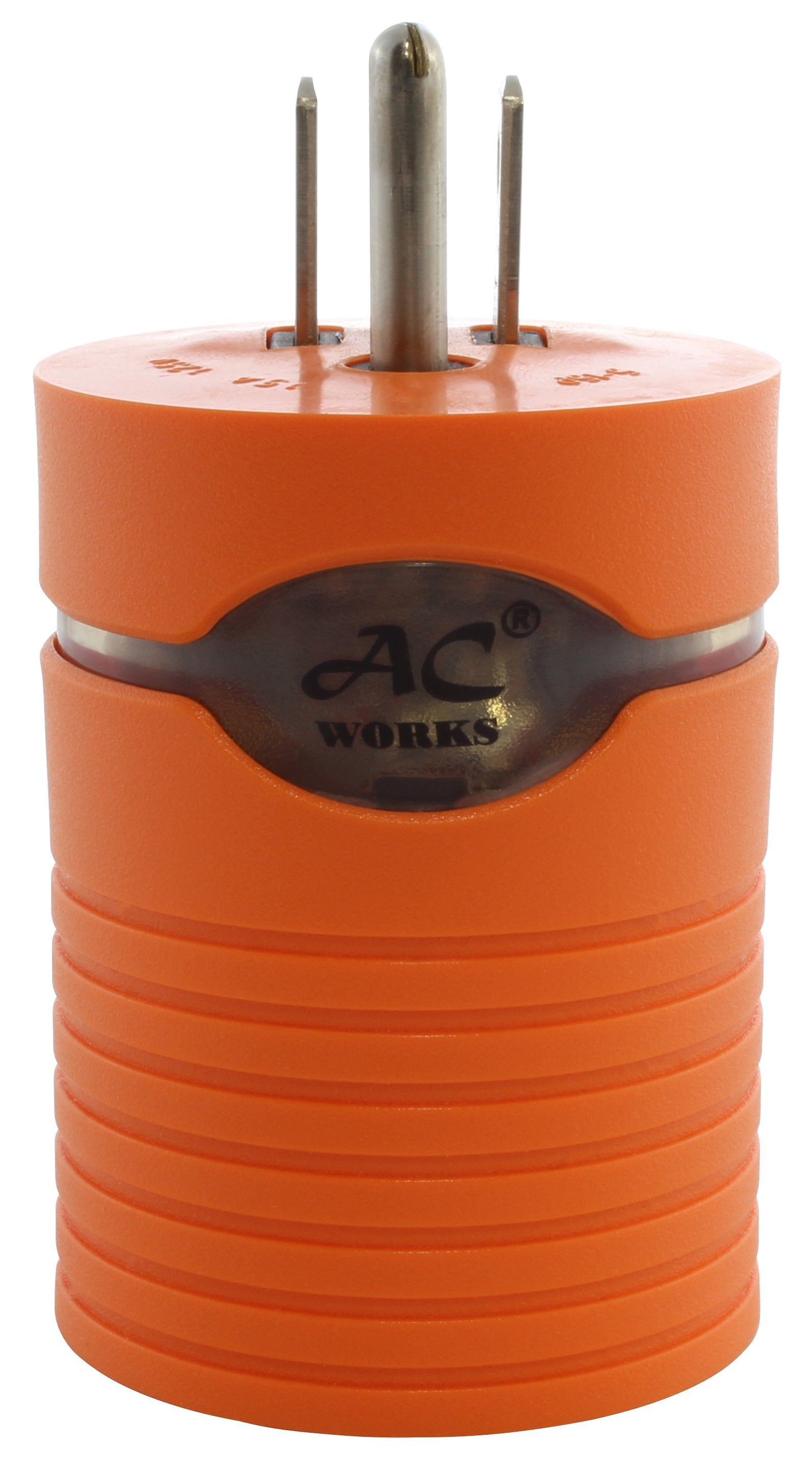 AC WORKS® [AD515L1430] Household Plug NEMA 5-15P to Generator 4 Prong L14-30R (Two hots bridged)