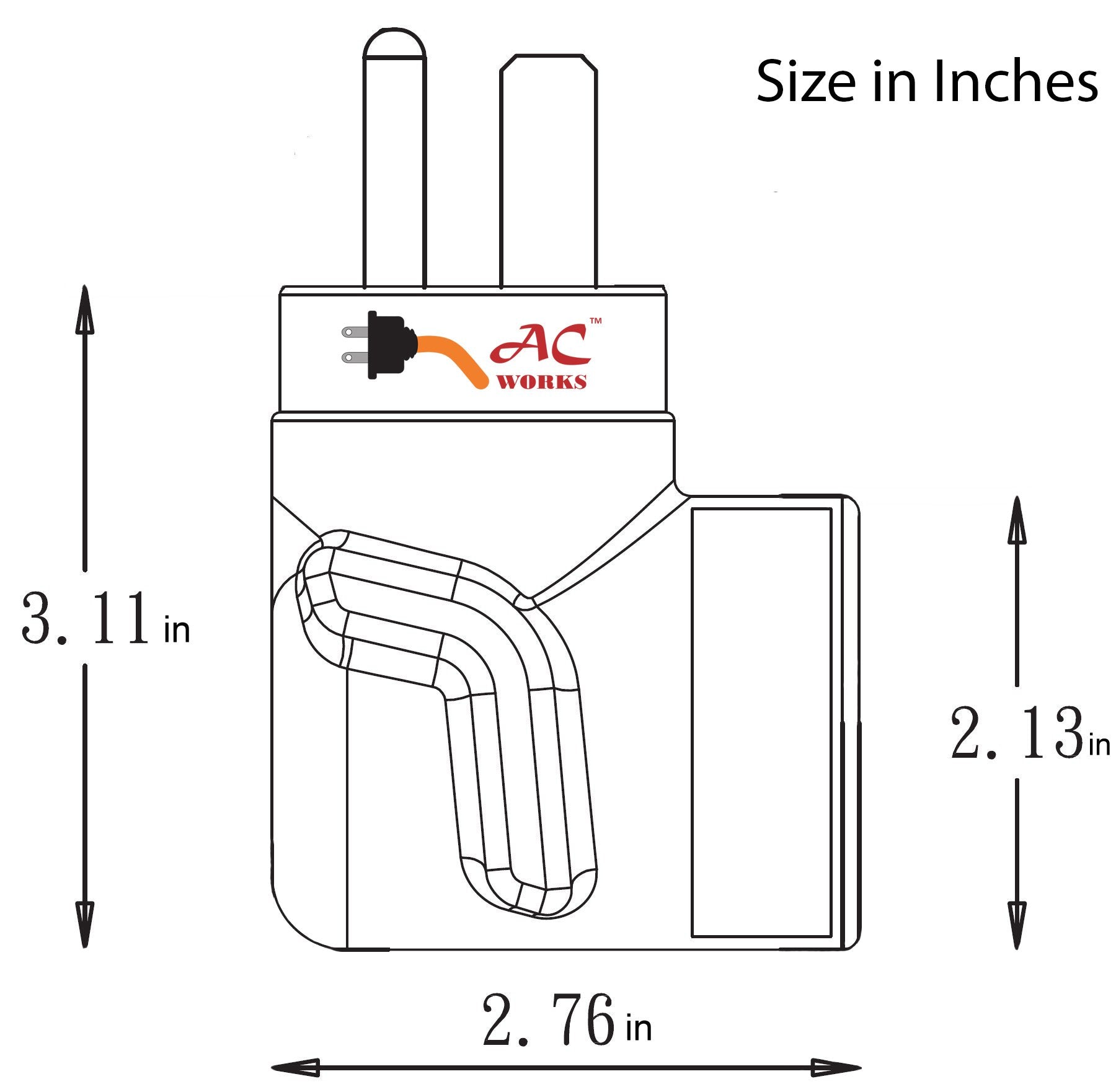 compact welder outlet adapter