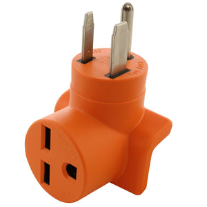 AC WORKS orange welder outlet adapter, welder to AC adapter
