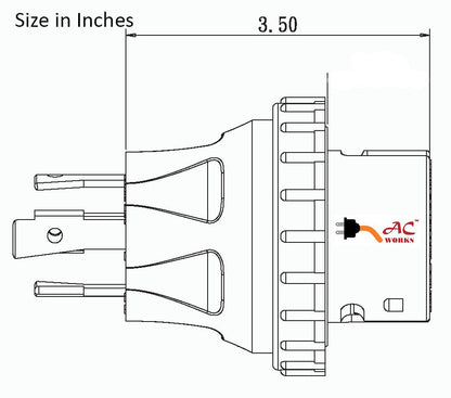 AC Works, AC Connectors, ADL1420SS2, generator adapter, temporary power