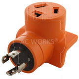 compact locking adapter, orange adapter