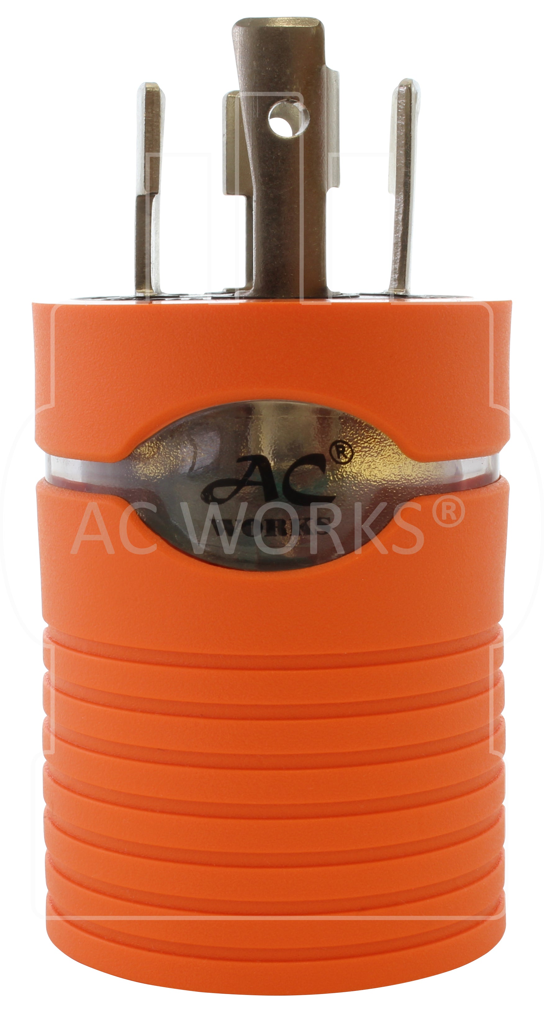 AC WORKS® [ADL1430520] L14-30P 30A 125/250V 4-Prong Plug - 5-15/20R Household 15/20A Connector