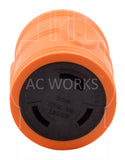 AC Works, NEMA L5-30R, L530 connector, 30 amp 3 prong locking connector