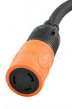 AC Works, power tool adapter, orange electrical adapter