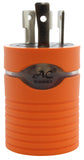 AC WORKS® orange compact adapter