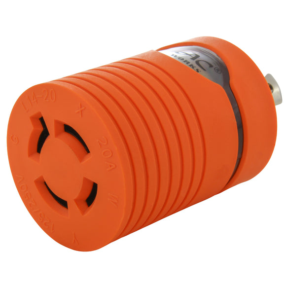 AC WORKS brand compact locking adapter