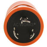 AC WORKS® [ADL620L630] Plug Adapter L6-20P 20A 250V Male Plug to L6-30R 30A Female Connector