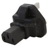 Type G to C13 adapter