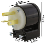 DIY 20 amp household plug, DIY elbow plug, compact plug