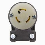 NEMA L5-15R, L515 female connector, all angle locking connector, 15 amp 125 volt locking female connector, 90 degree female connector for extension cord