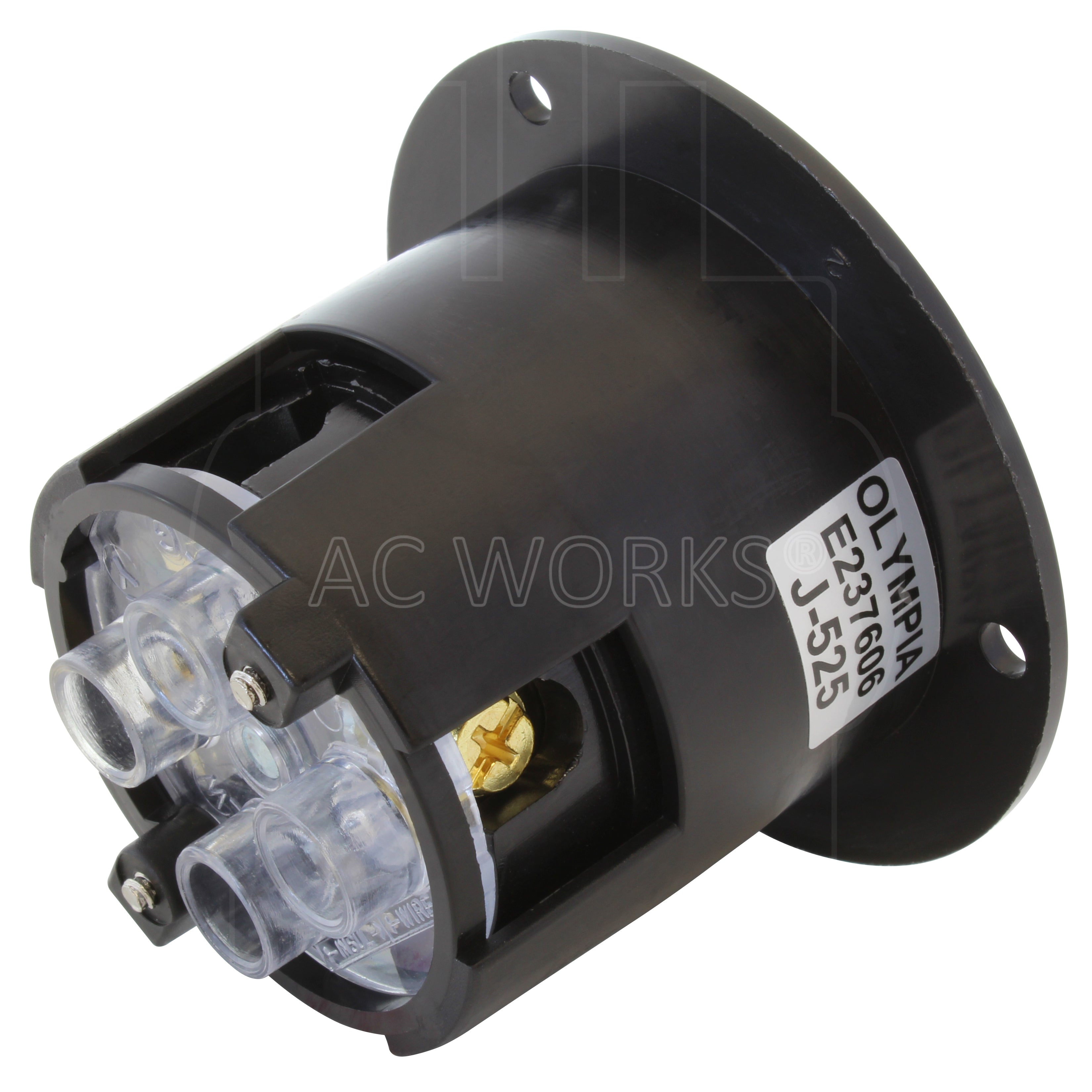 AC WORKS® 30 Amp 125/250 Volt NEMA L14-30P Power Input Inlet